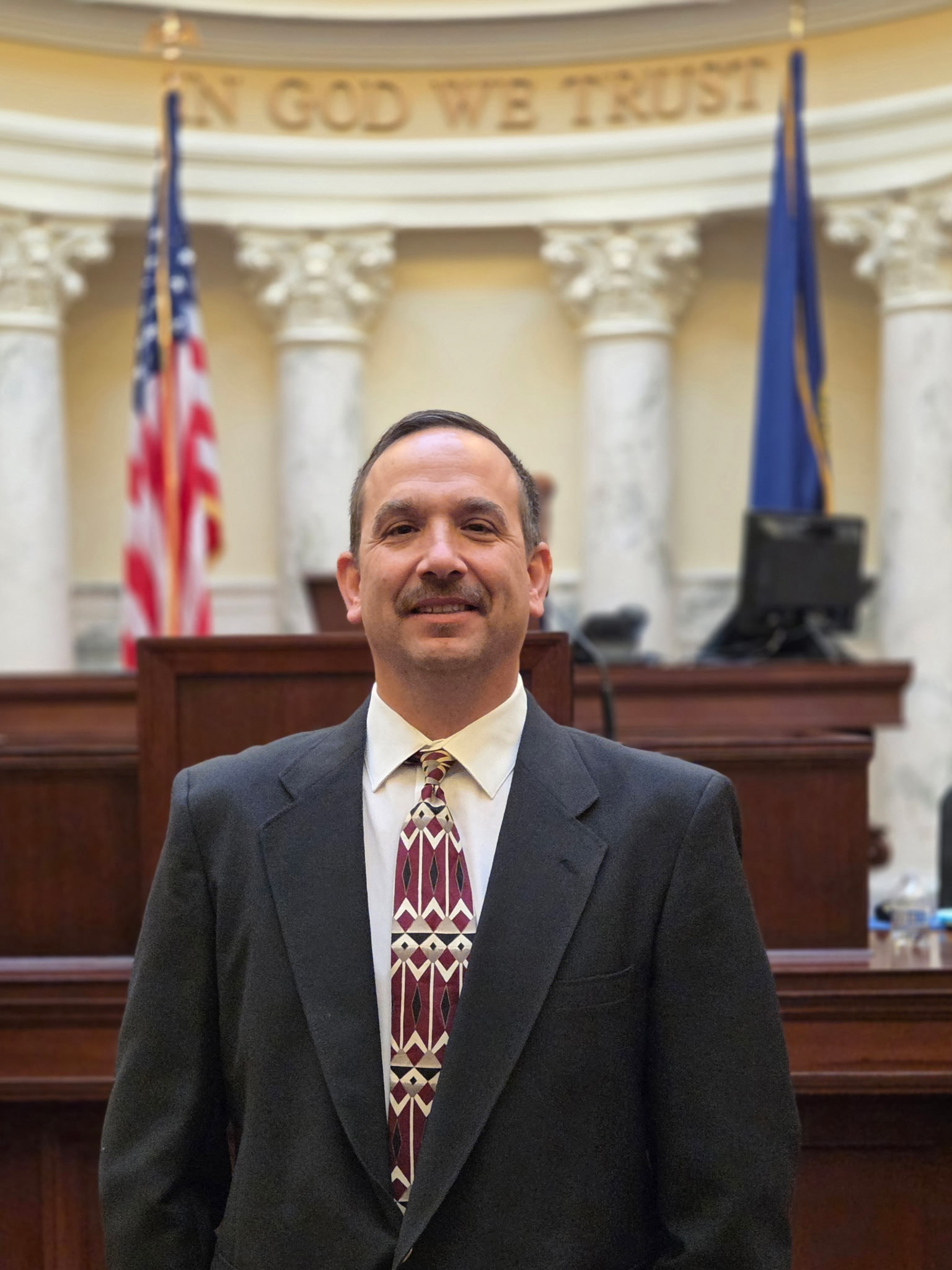 Eric Seeley on the campaign trail